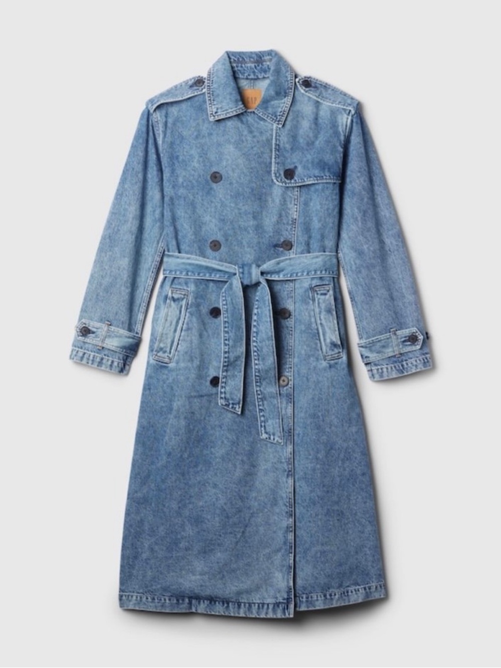 IN SEARCH OF - GAP Longline Denim Trench